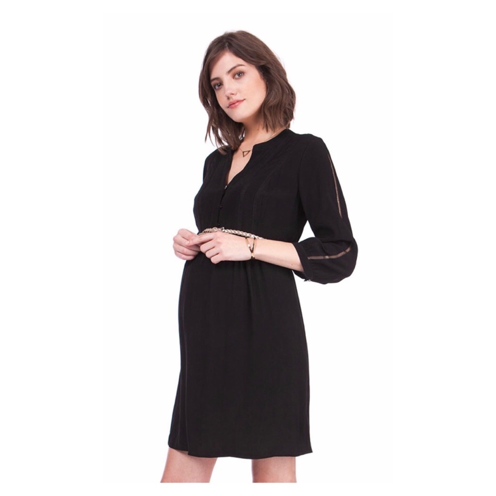 Seraphine maternity - Woven Black Dress